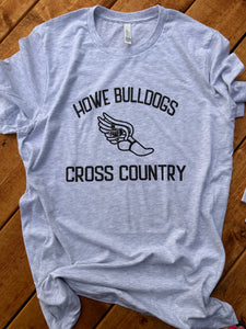 Howe Bulldogs Cross Country Crewneck Sweatshirt