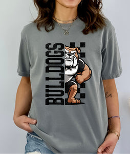 Bulldogs Half Mascot