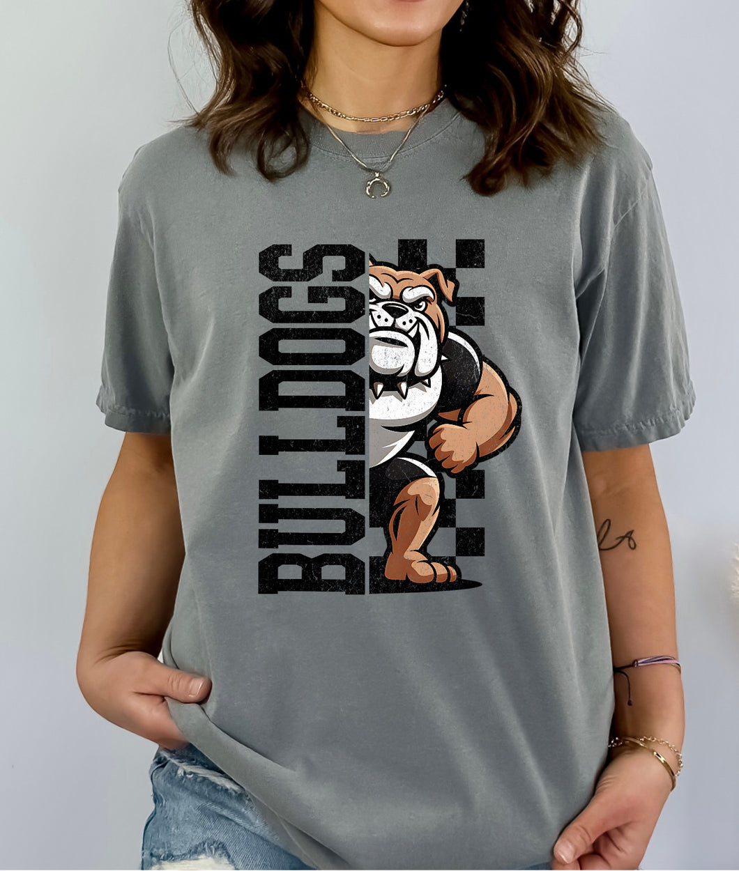 Bulldogs Half Mascot
