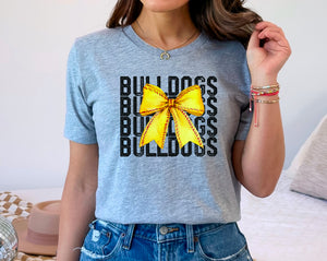 Bulldogs Softball Bow