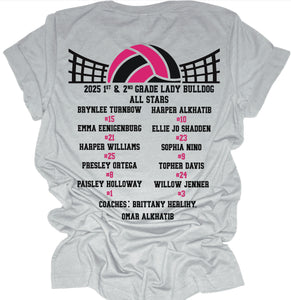 Lady Bulldogs Volleyball All Stars Shirts