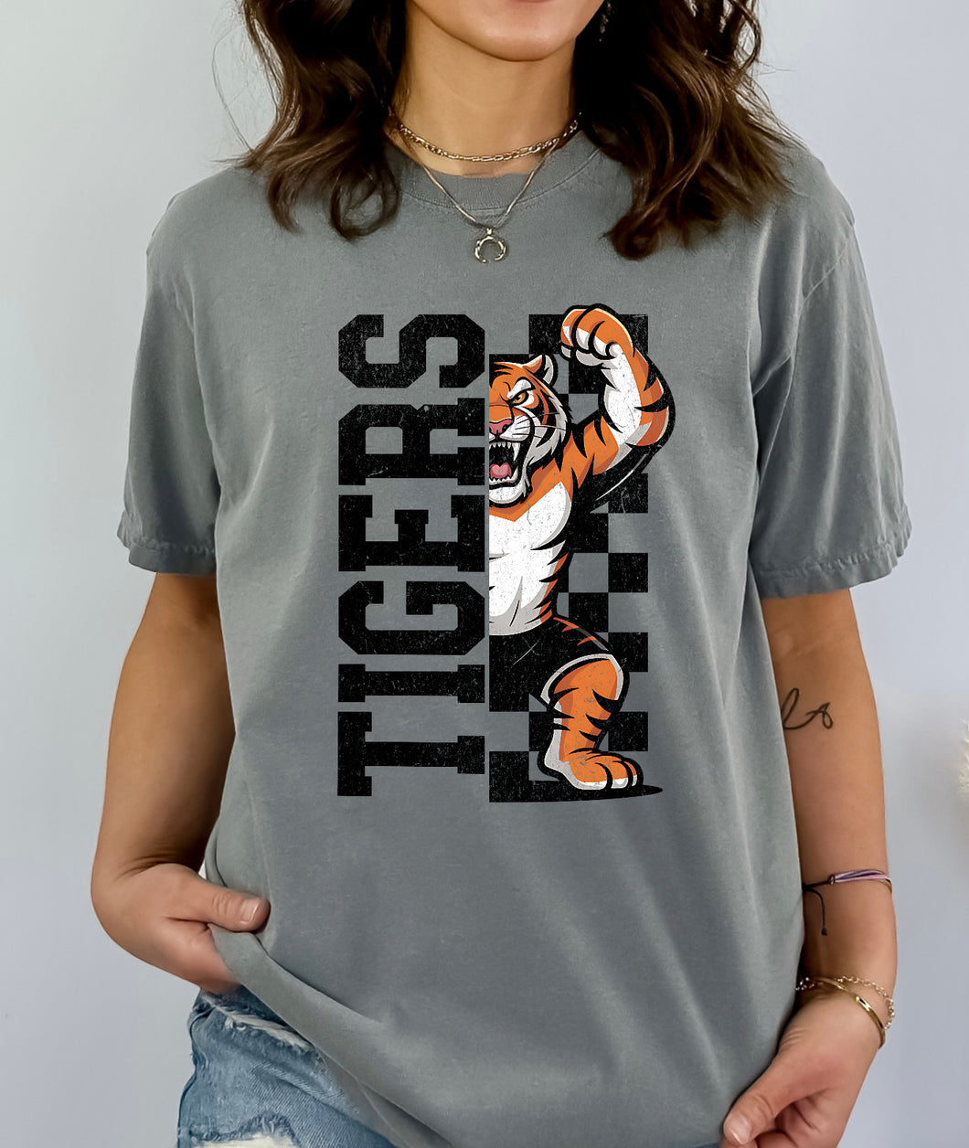 Tigers Half Mascot
