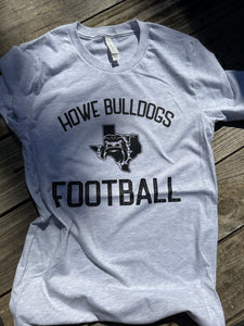 Howe Bulldogs Football Tee